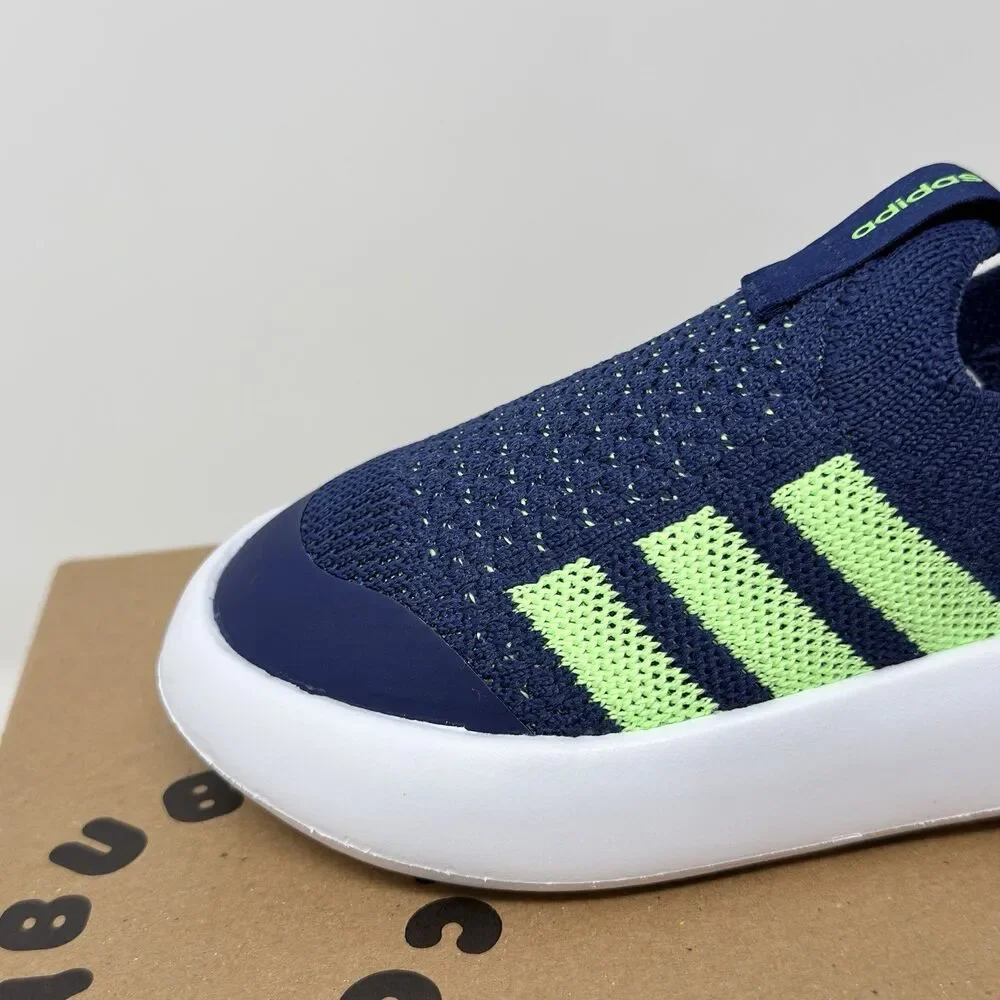 Adidas Bubblecomfy I Kids Shoes Size 9K Blue Green Lightweight STORE MODEL
